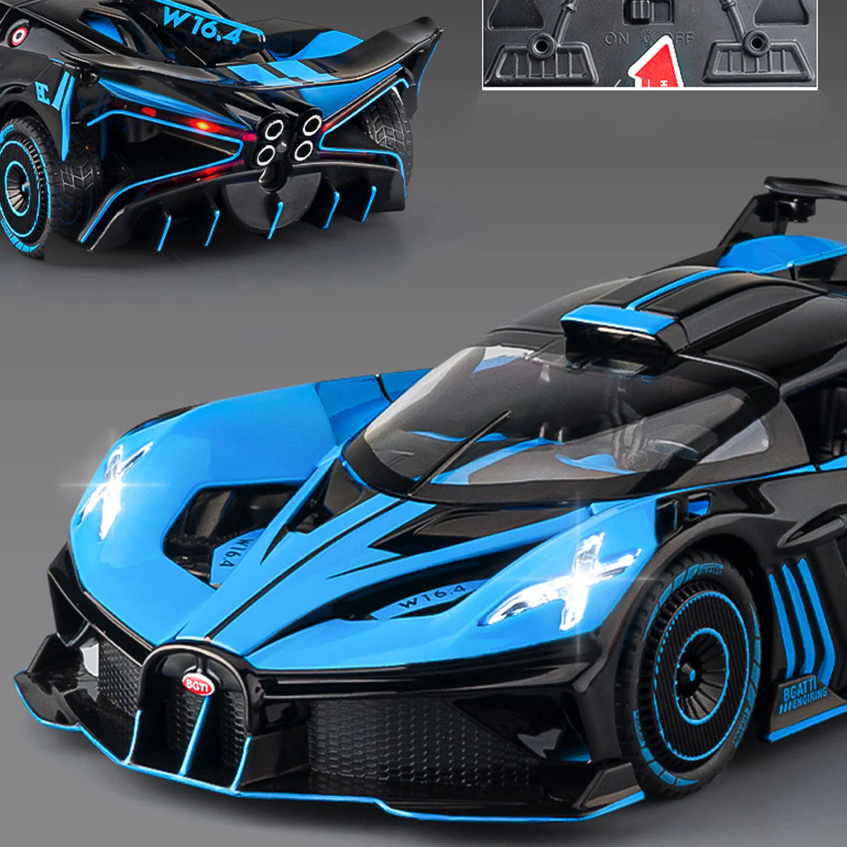 Alloy 1/24 Bugatti Bolide Model Car - Image 5