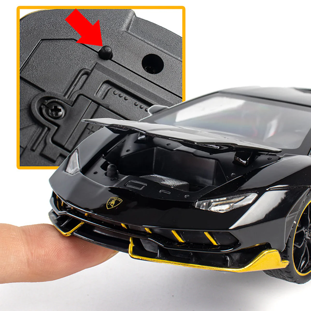 Alloy 1/24 Lamborghini LP770-4 Model Car - Image 4