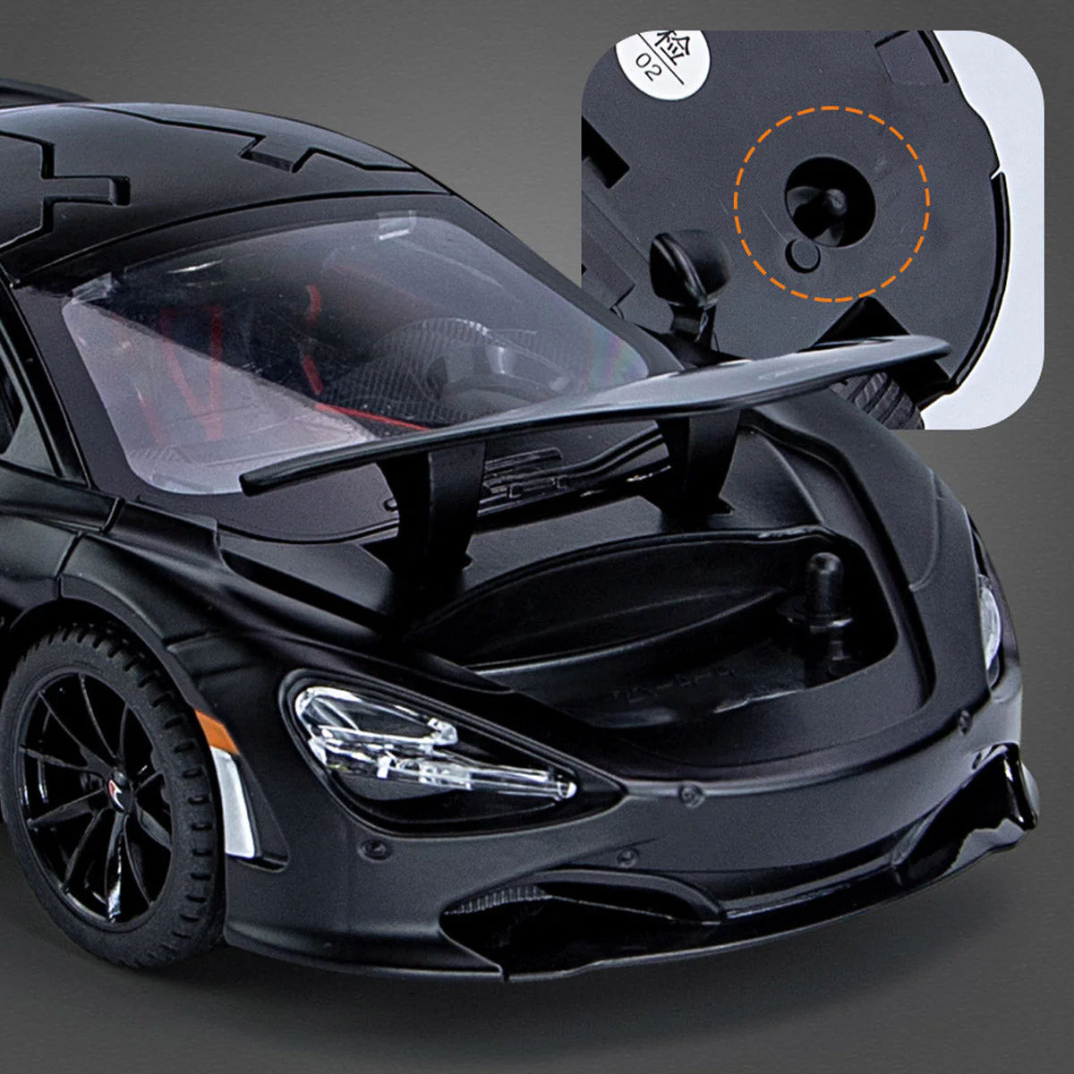 Alloy 1/24 McLaren 720S Model Car - Image 4