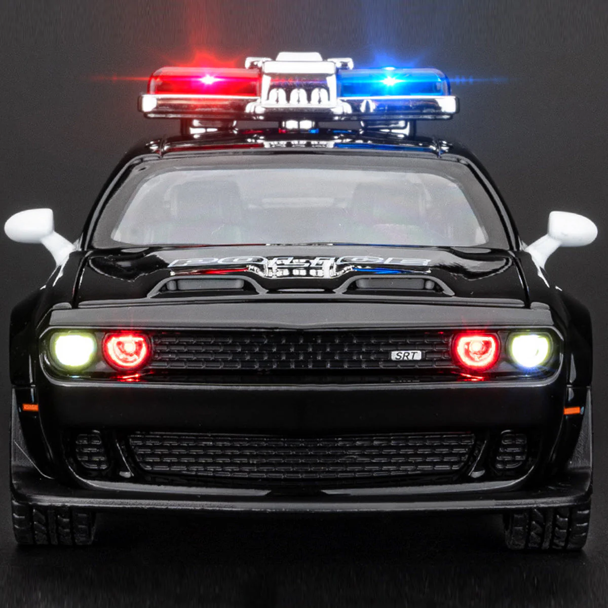 Alloy 1/32 Dodge Hellcat SRT Model Car - Image 3