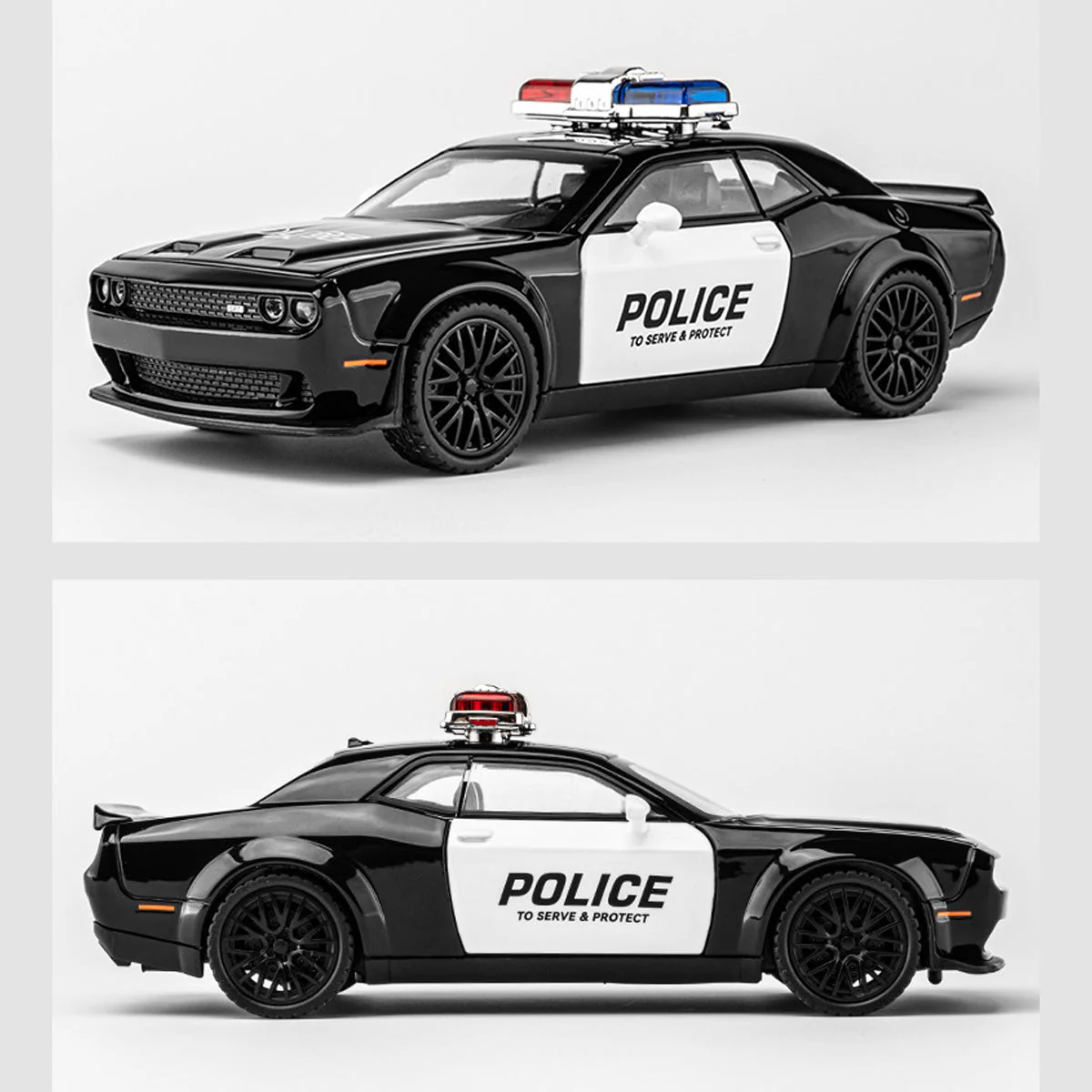 Alloy 1/32 Dodge Hellcat SRT Model Car - Image 5