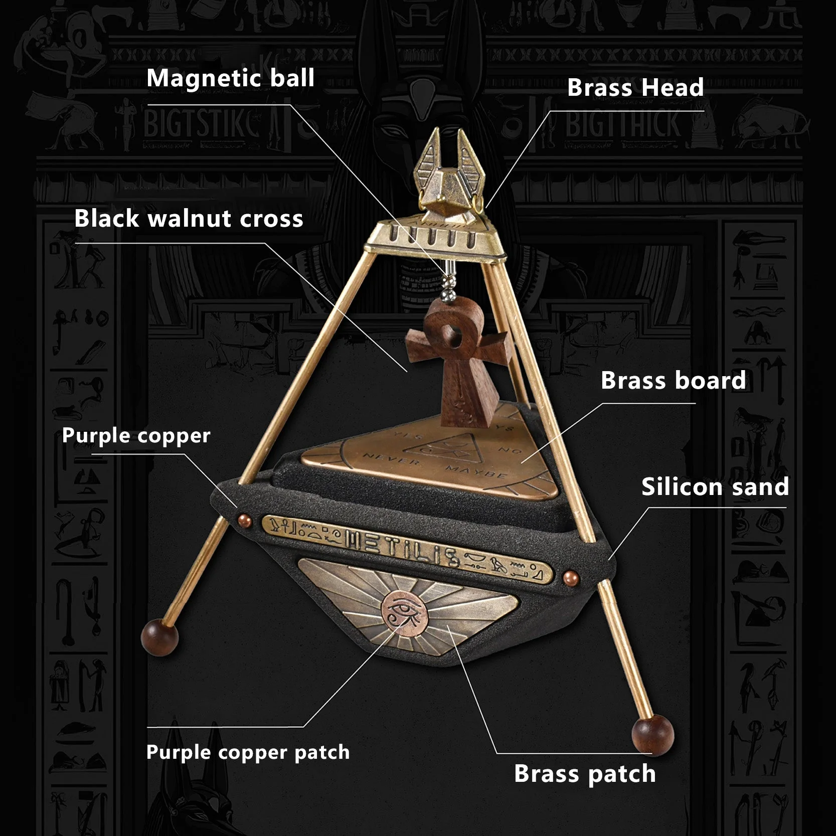 Anubis Rule Decision Making Incense Burner - Image 7