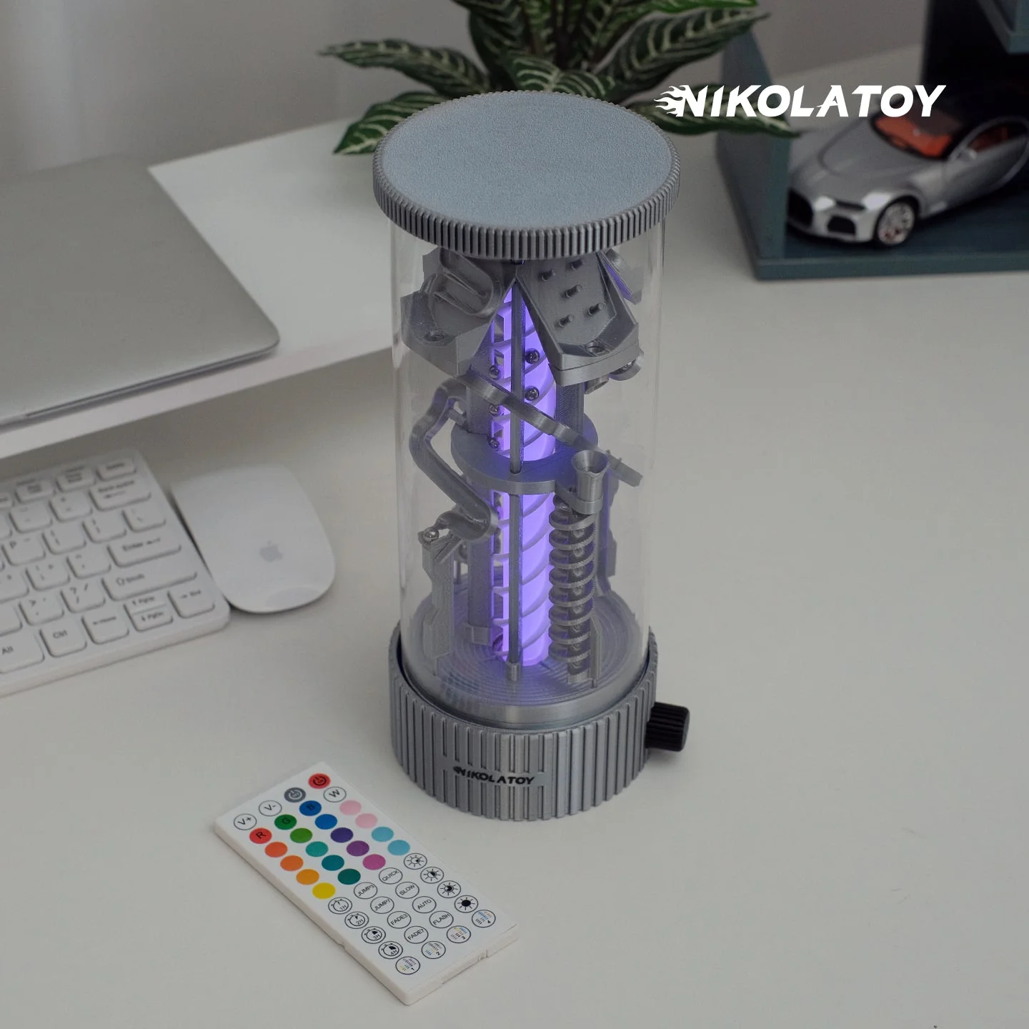 Creative EDC Spinning Pinball RGB Desktop Night Light - Image 3