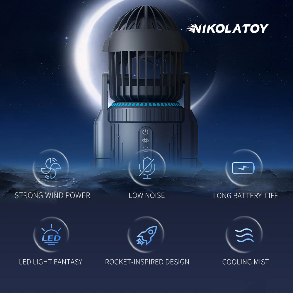 Creative Rocket Desktop Fan - Image 4
