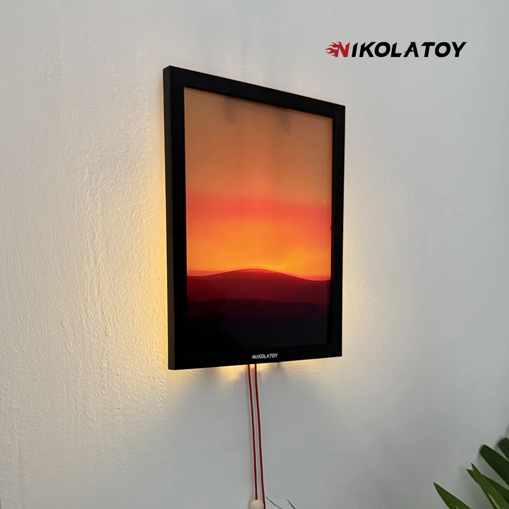 Creative Sunset Hand Pulled Night Light - Image 3