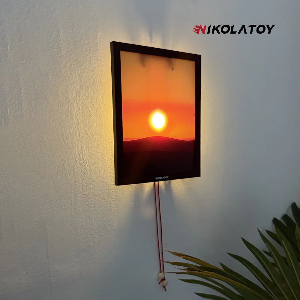 Creative Sunset Hand Pulled Night Light - Image 4