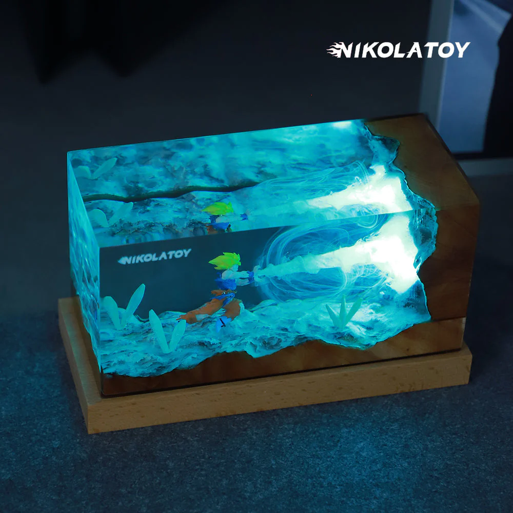 Kakarot Resin RGB Night Light Desktop Decoration - Image 3