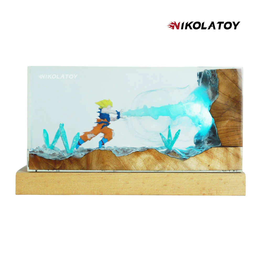 Kakarot Resin RGB Night Light Desktop Decoration - Image 4