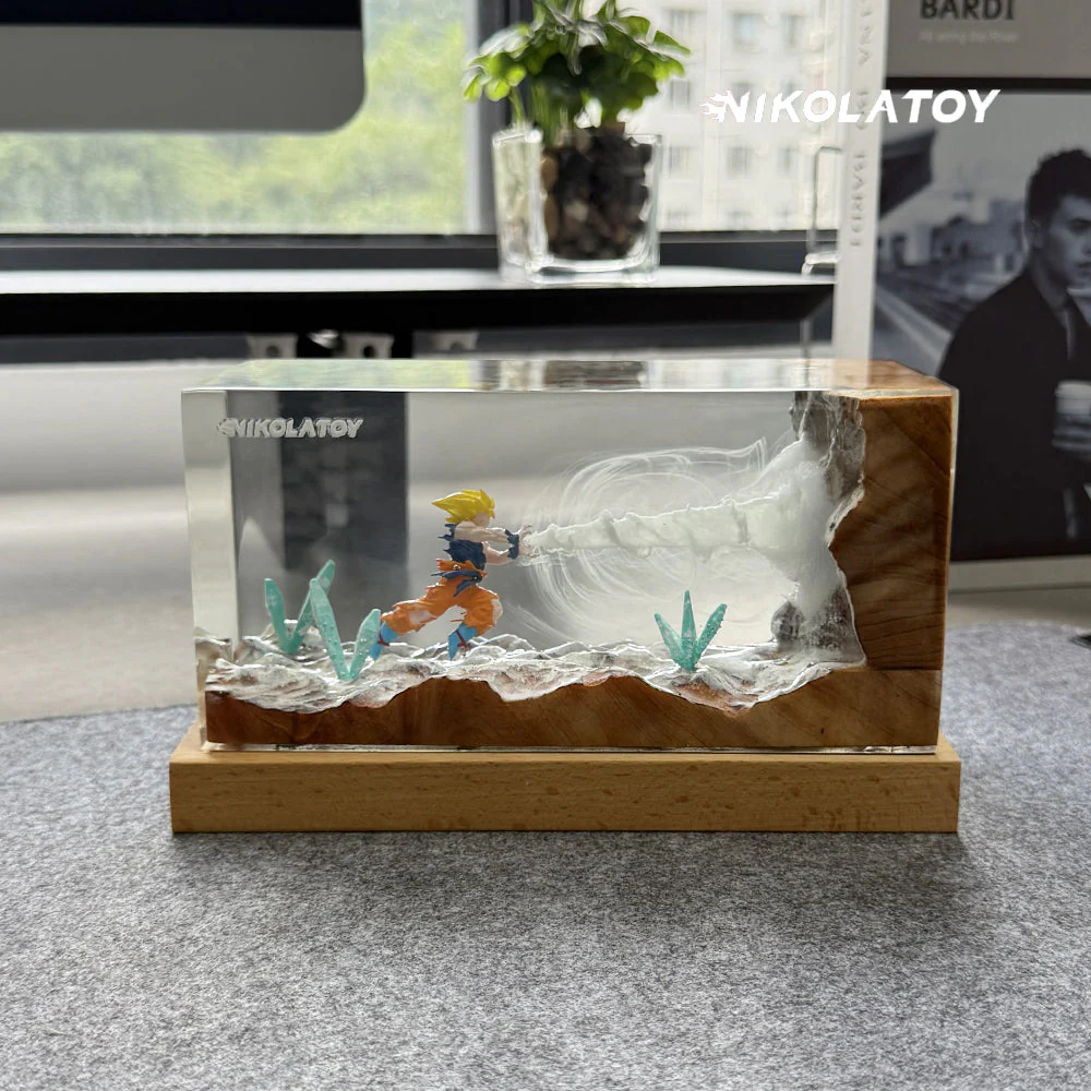 Kakarot Resin RGB Night Light Desktop Decoration - Image 6