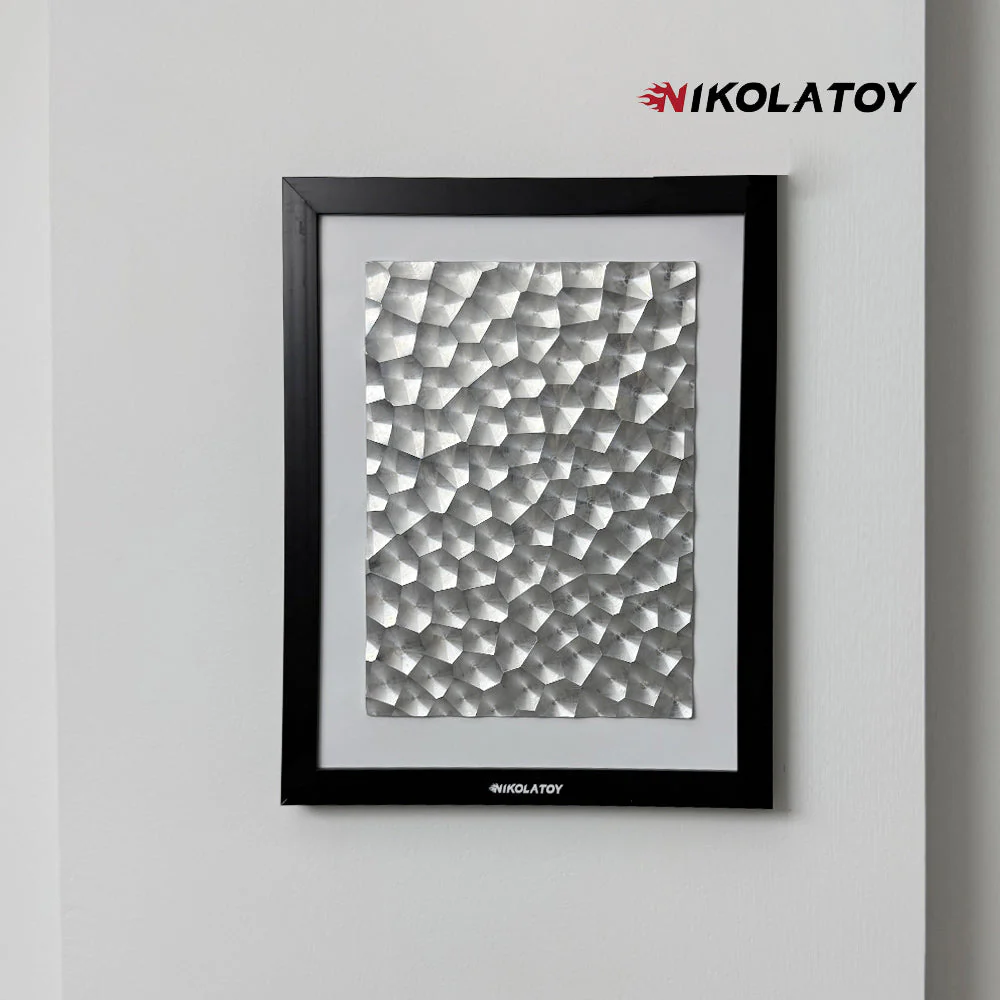 Precision CNC Alloy Laser Light Effect Art Frame - Image 6