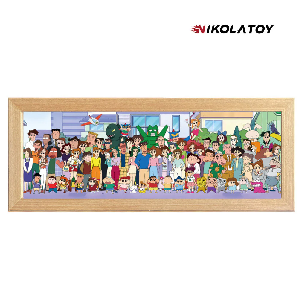 Creative Family Photo Acrylic Stereoscopic Painting (LED Light) - Image 11