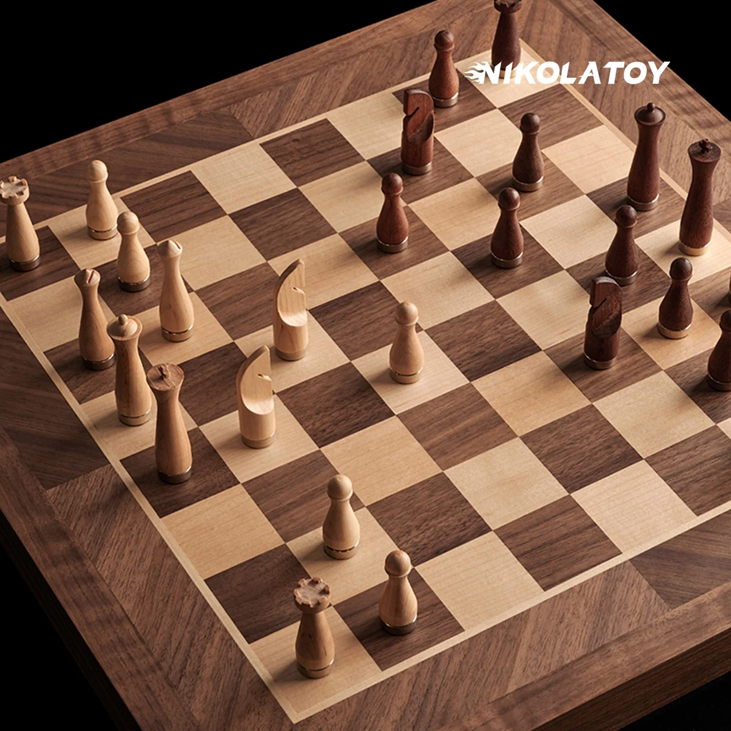 Solid Wood Fully Automatic Chessboard - Image 3