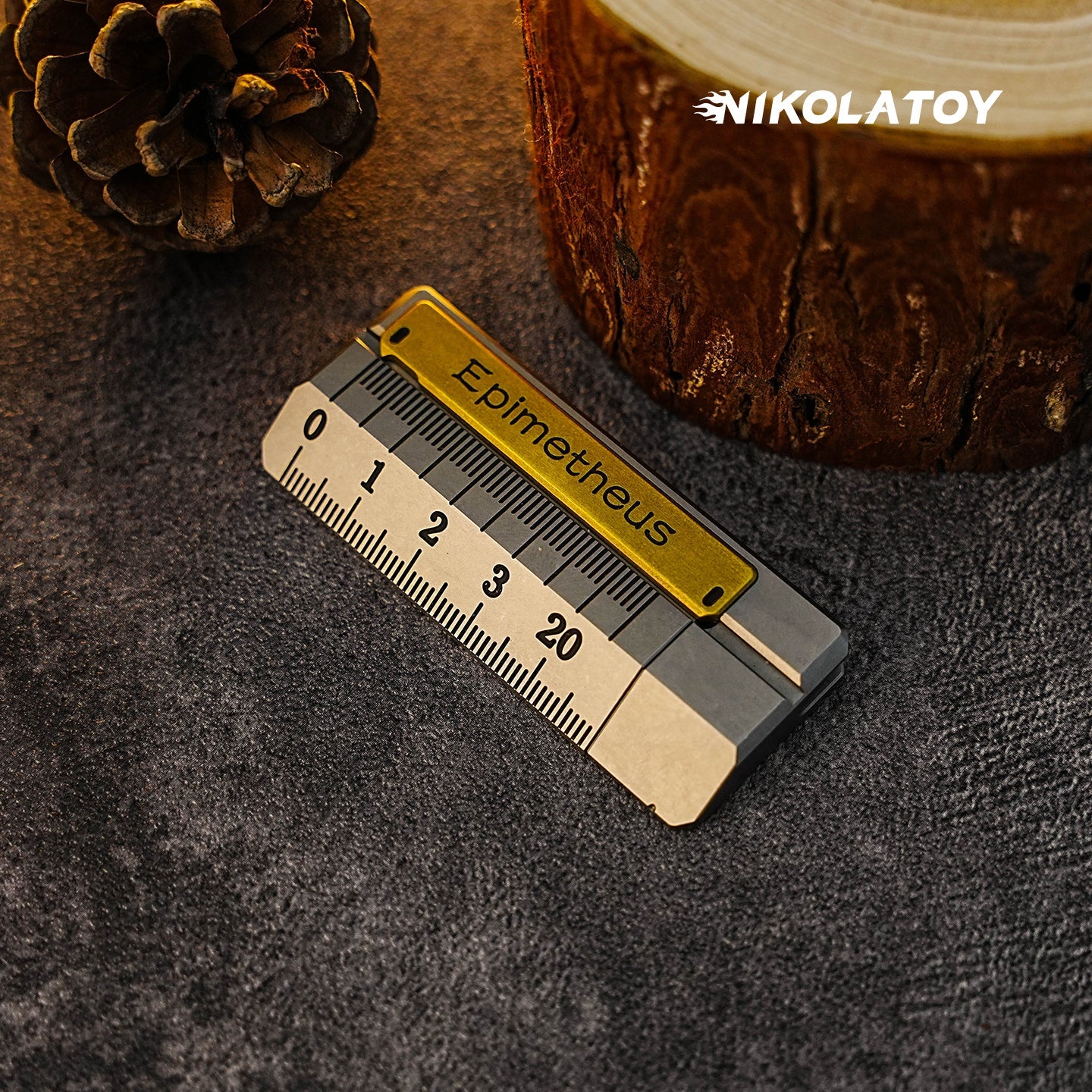 Titanium Alloy Fidgets Ruler - Image 2