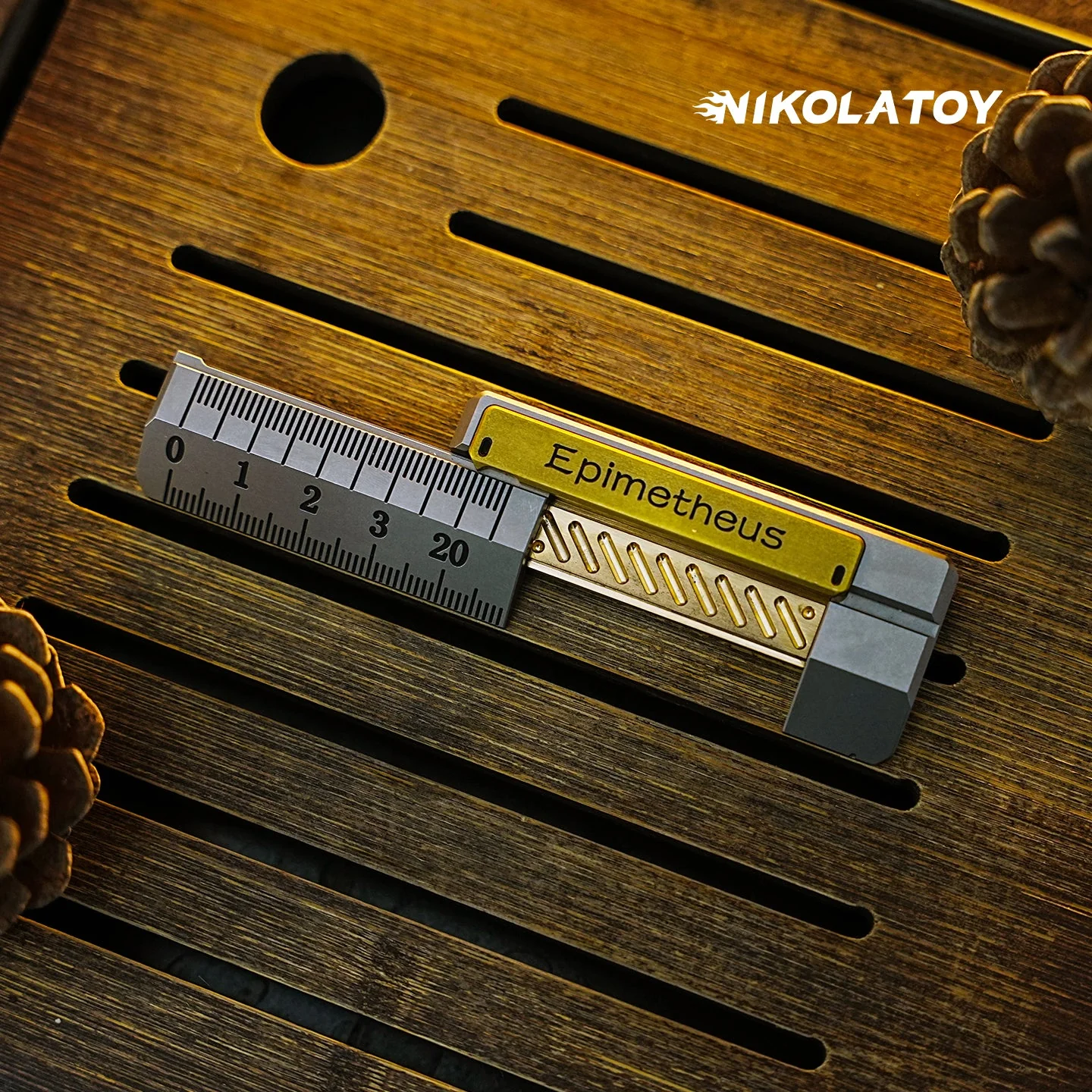 Titanium Alloy Fidgets Ruler - Image 3