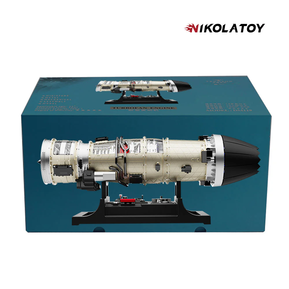 Turbofan Engine Model Kit that Works F35 Military Fighter Jet Engine Kits 600+PCS - Image 3