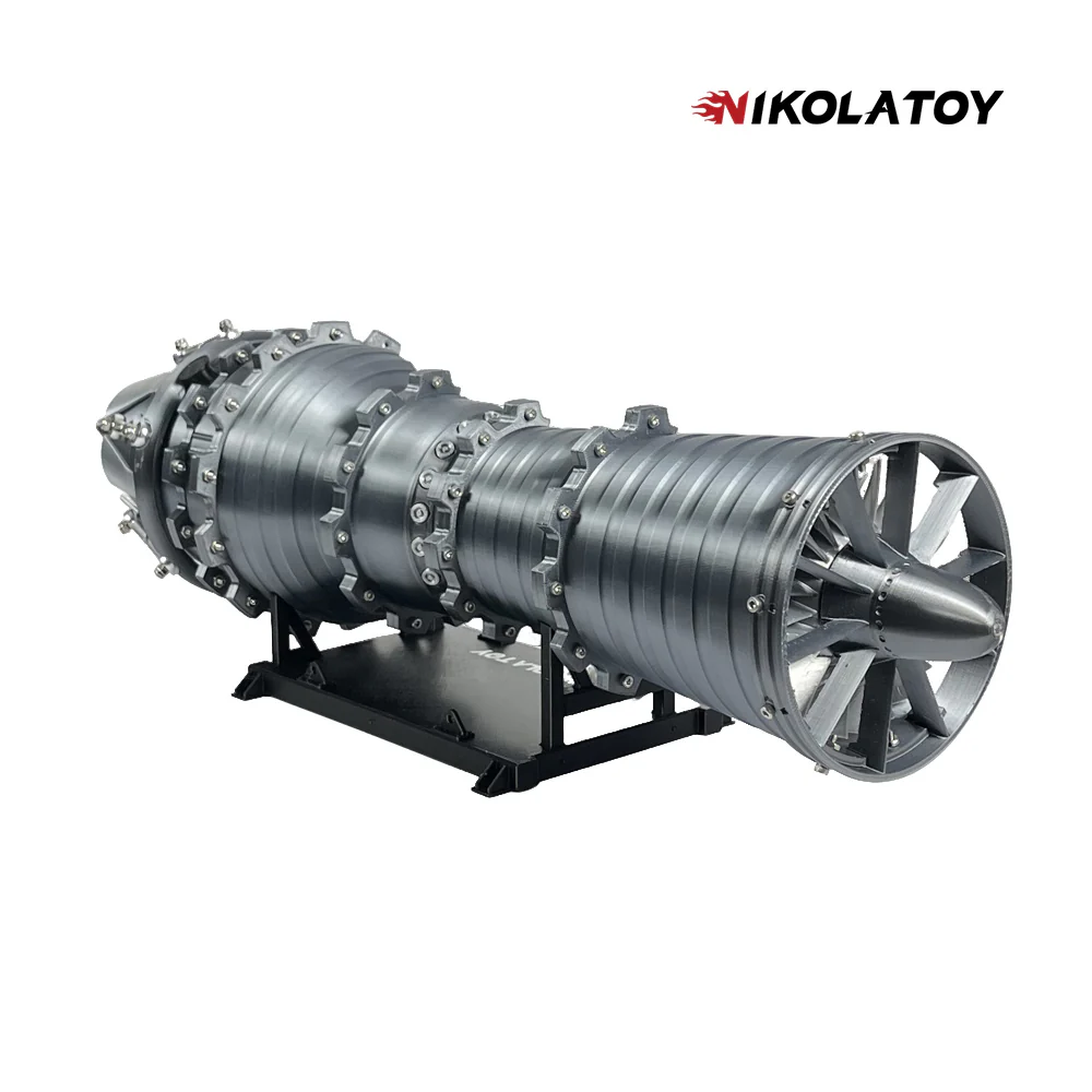 3D Printed Military Fighter Turbojet Engine Model - Image 5