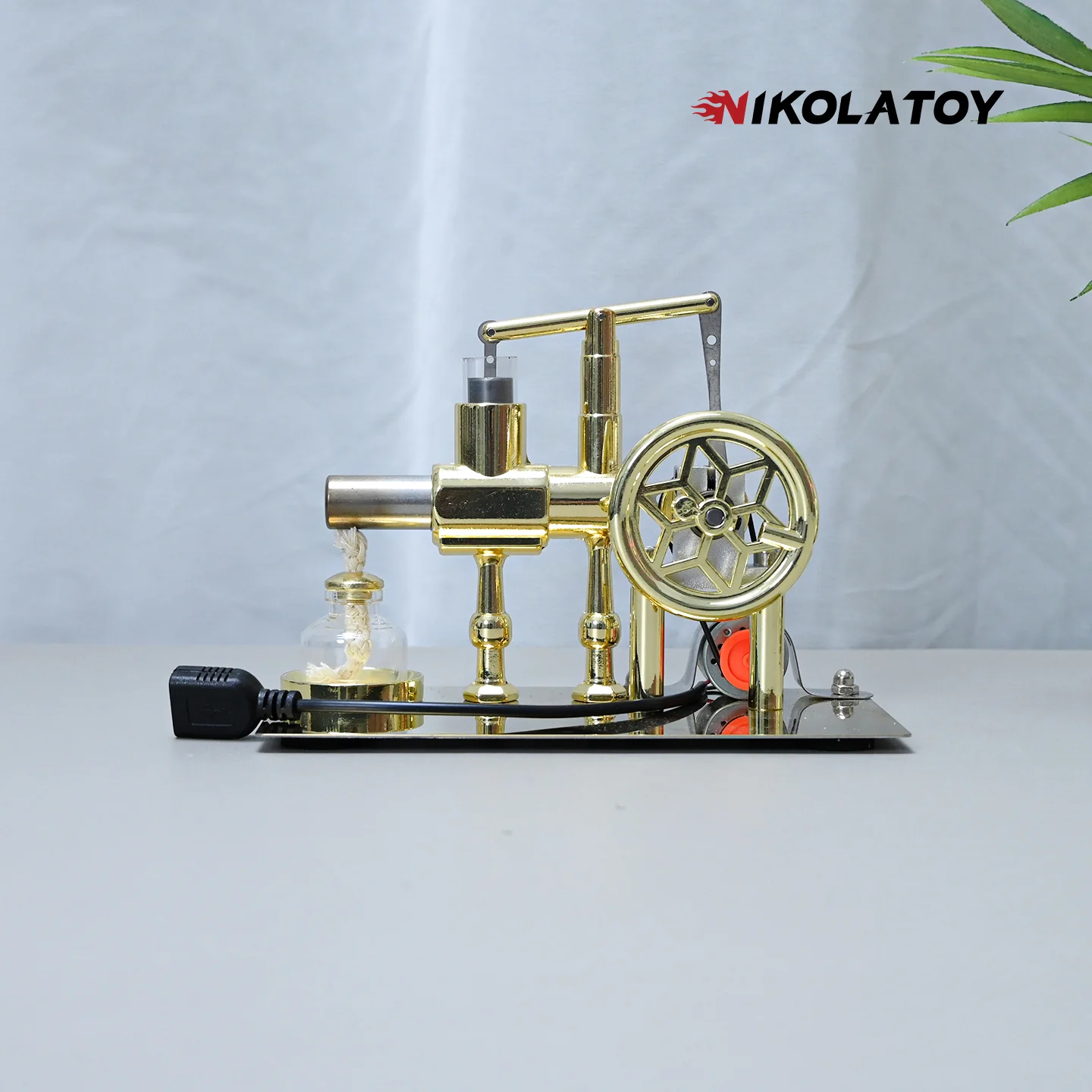 Stirling Engine Model - Power Generation+LED Light - Image 2