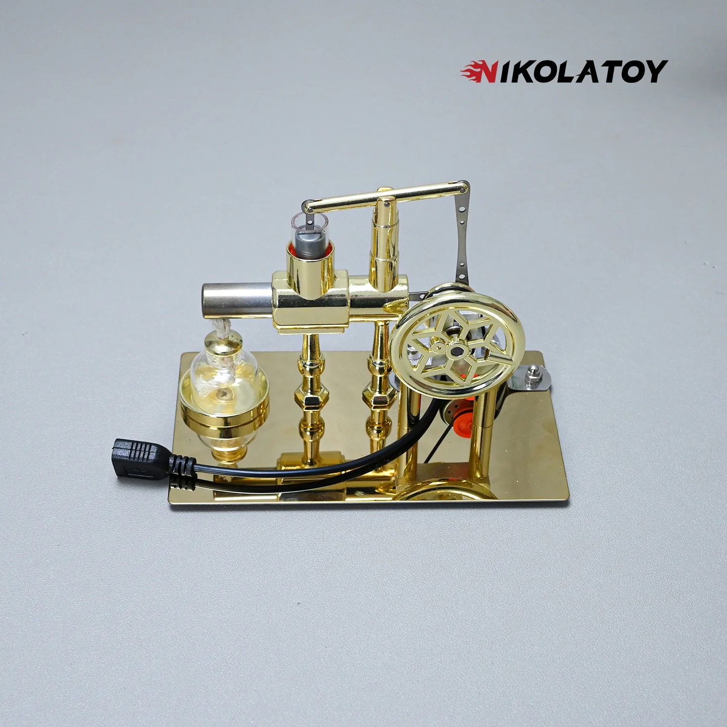 Stirling Engine Model - Power Generation+LED Light - Image 3