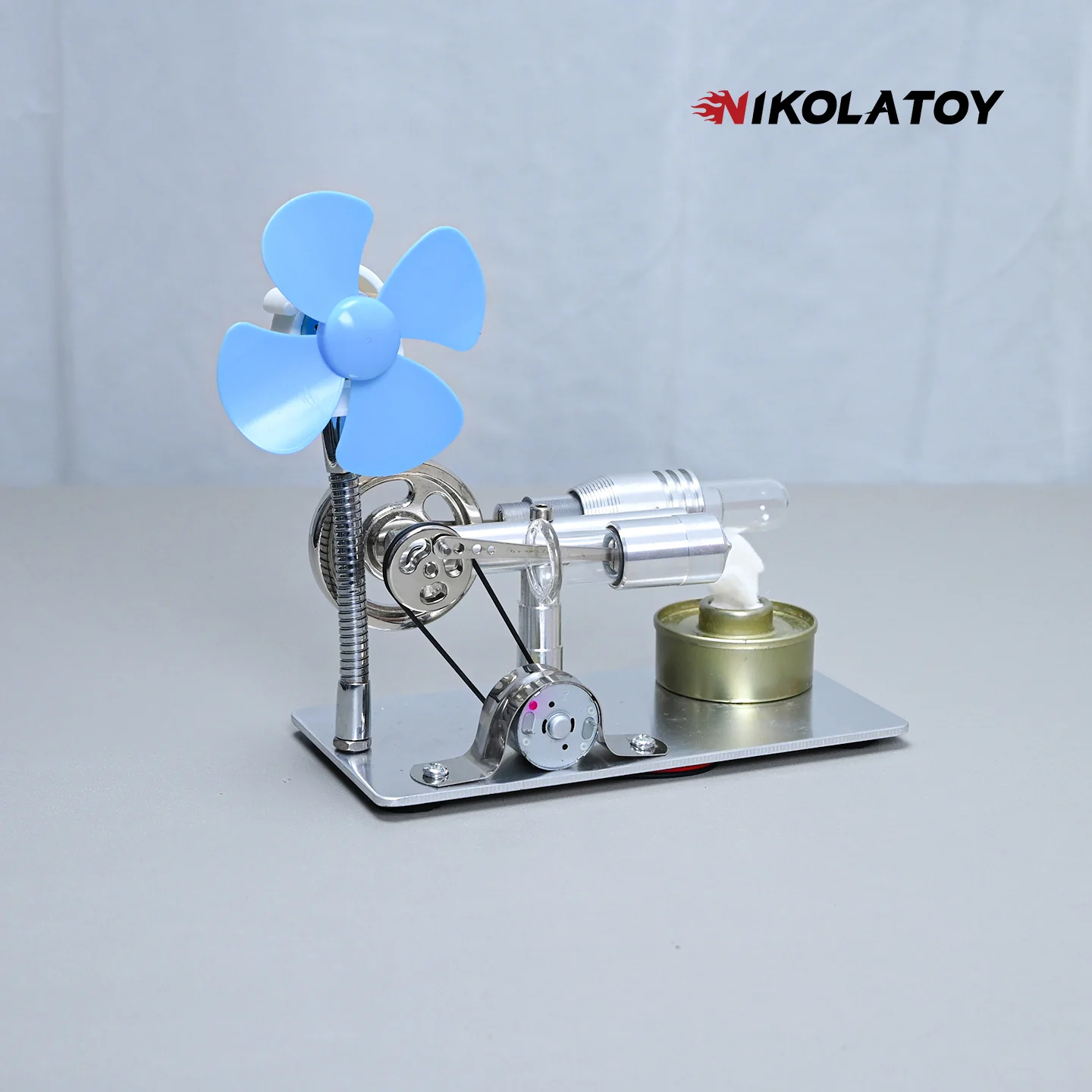 Stirling Engine Model - Power Generation+Windmill - Image 4