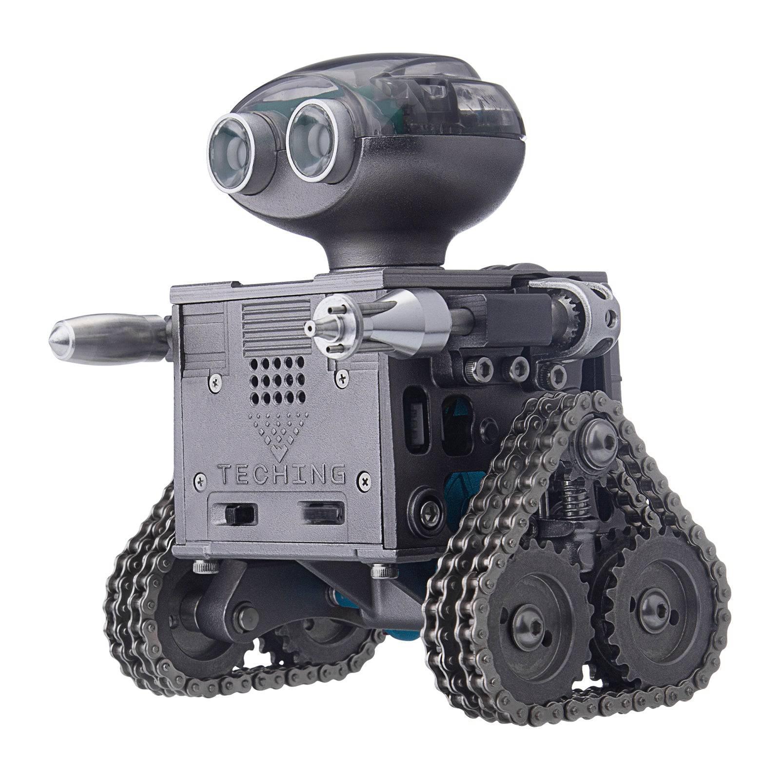 TECHING 160PCS Metal Remote Control Tank Robot Building Kits Bluetooth Speaker - Image 2