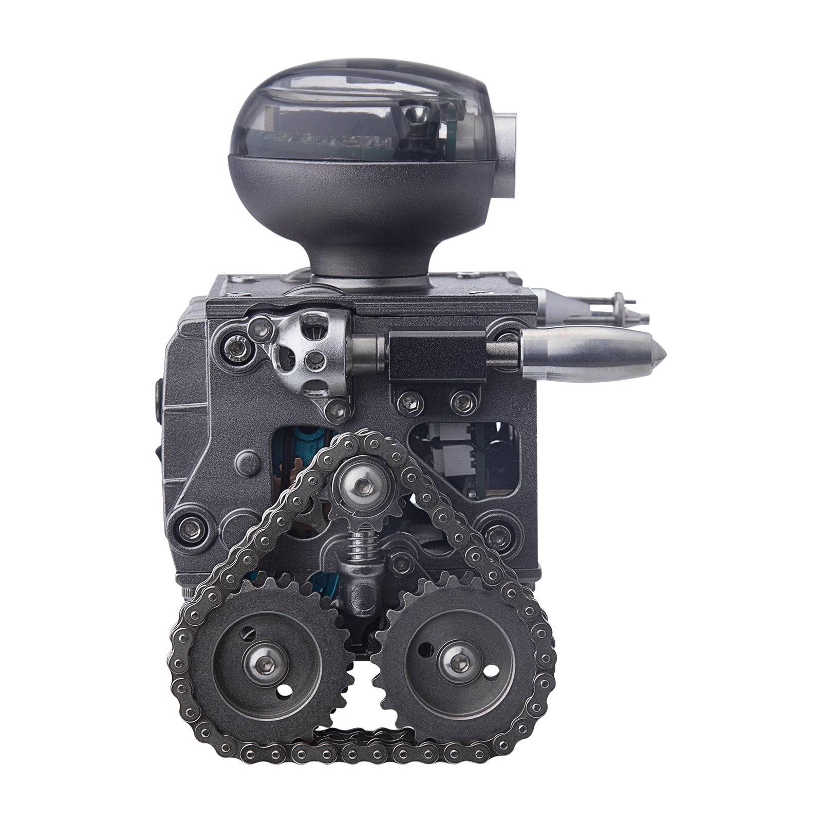 TECHING 160PCS Metal Remote Control Tank Robot Building Kits Bluetooth Speaker - Image 5