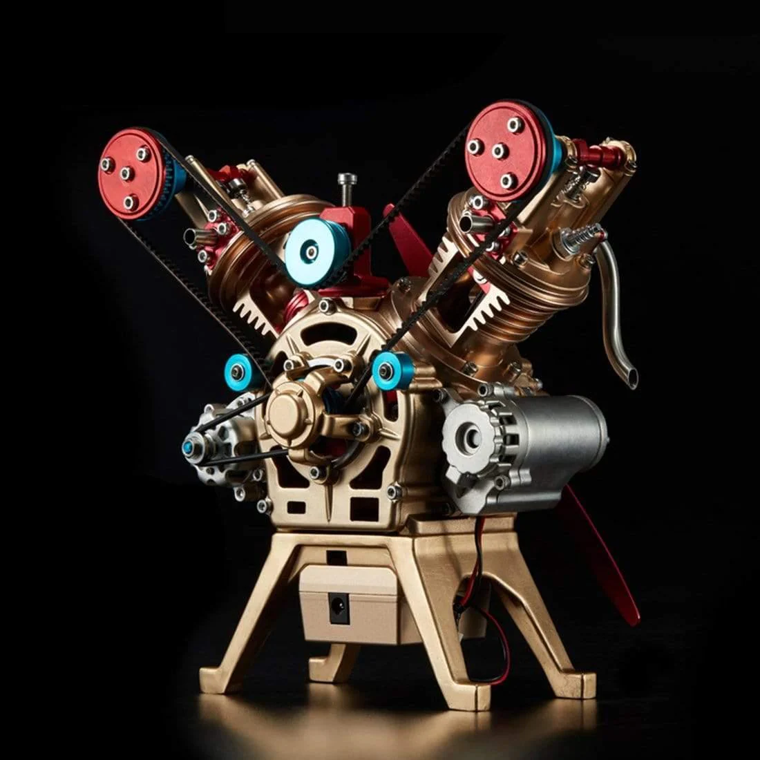 TECHING Alloy Mini Manual Assembly V2 Double- Cylinder Model Kits - Image 5