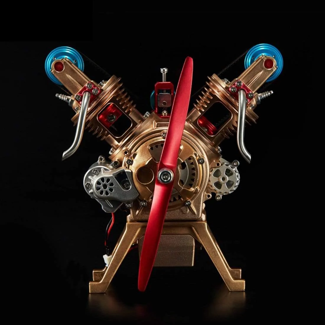 TECHING Alloy Mini Manual Assembly V2 Double- Cylinder Model Kits - Image 6