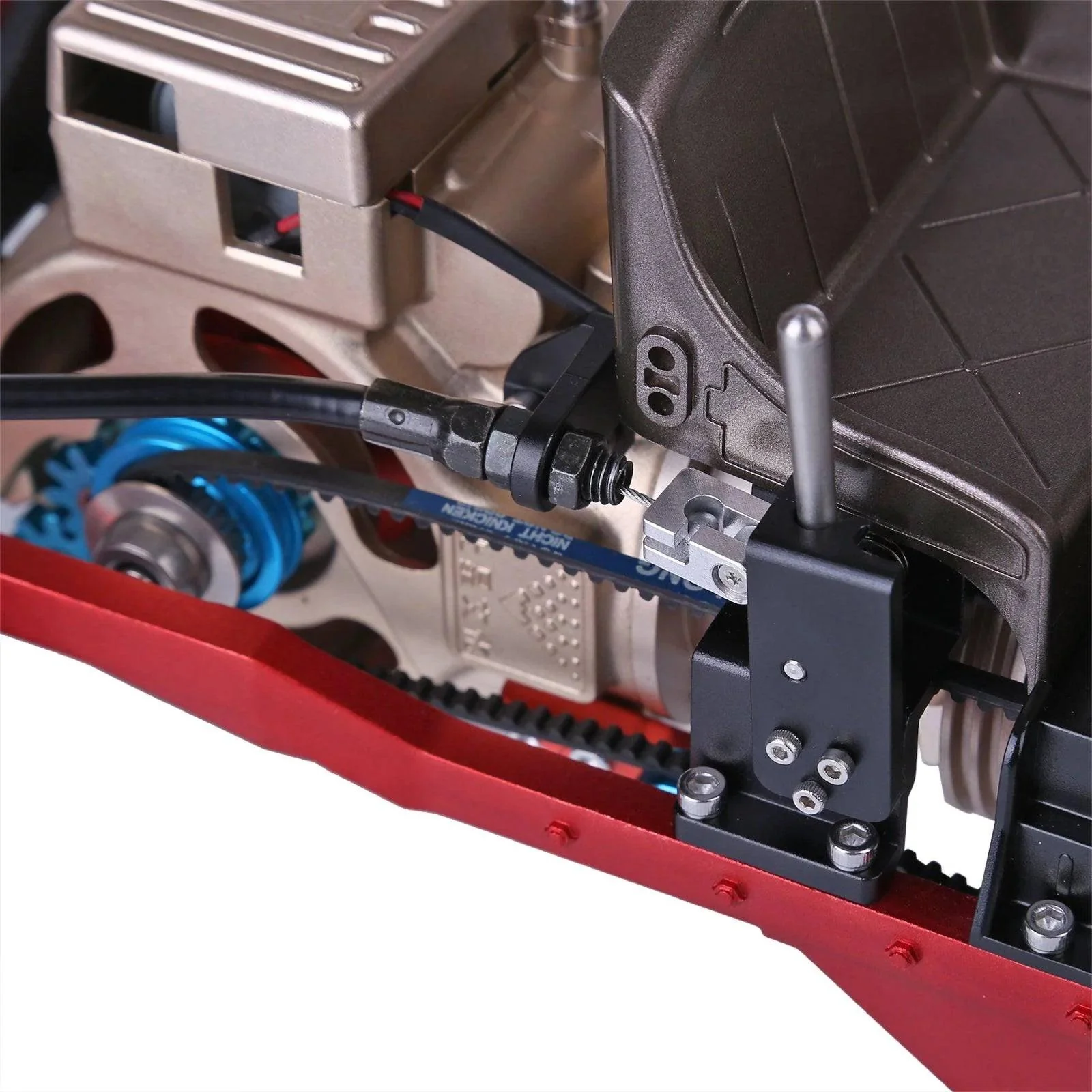 TECHING Assembly Vintage Classic Car Metal Mechanical Model Toy With Electric Engine 310+pcs - Image 4