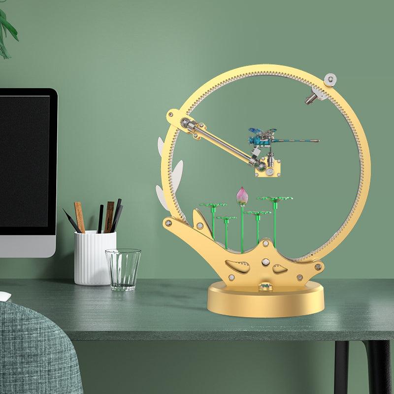 TECHING Flying Dragonfly Kinetic Sculpture 3D Metal Model DIY Kits - Image 5