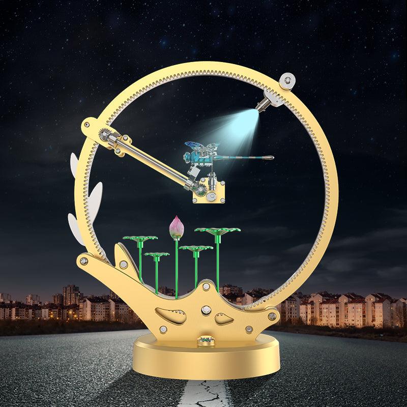 TECHING Flying Dragonfly Kinetic Sculpture 3D Metal Model DIY Kits - Image 6