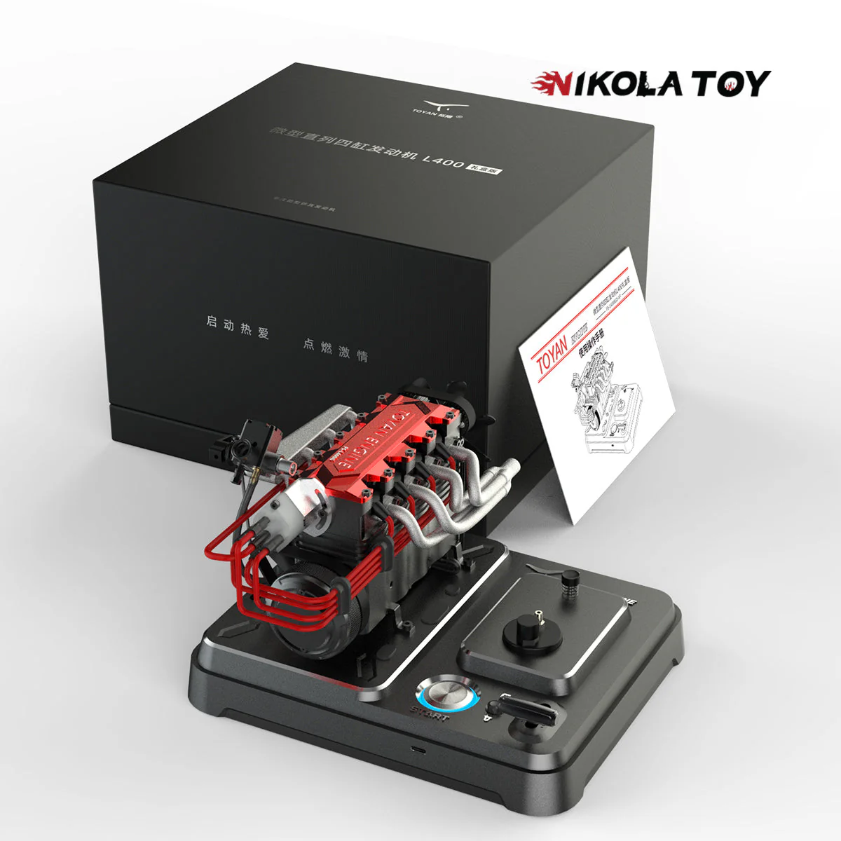 Toyan L400 Micro Internal Combustion Engine - Gift Set - Image 5