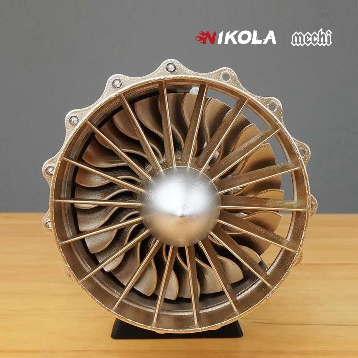 WS-15 Fighter Turbofan Engine Model DIY Assembly Kits 150+ PCS - Image 3