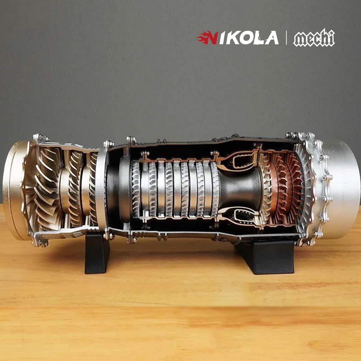 WS-15 Fighter Turbofan Engine Model DIY Assembly Kits 150+ PCS - Image 5